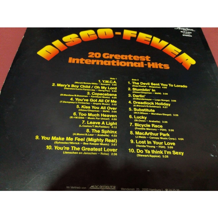DISCO FEVER INTERNATIONAL HITS