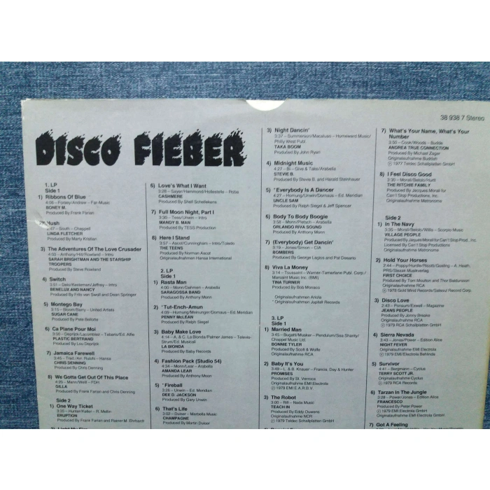 DISCO FIEBER 48 SUPER DISCO HITS    3 LP