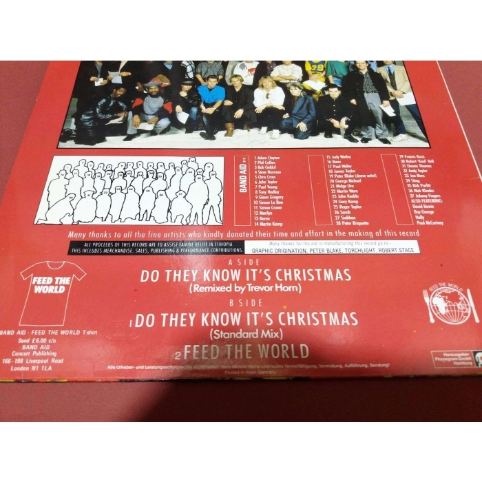 DO THEY KNOW ITS CHRISTMAS MAXI LP
