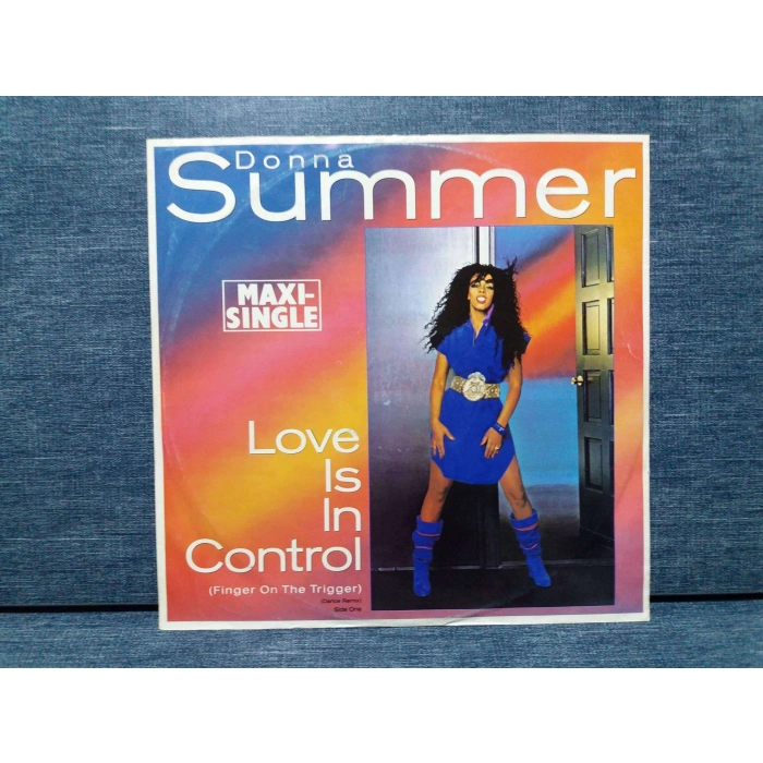 DONNA SUMMER LOVE IS CONTROL MAXI LP
