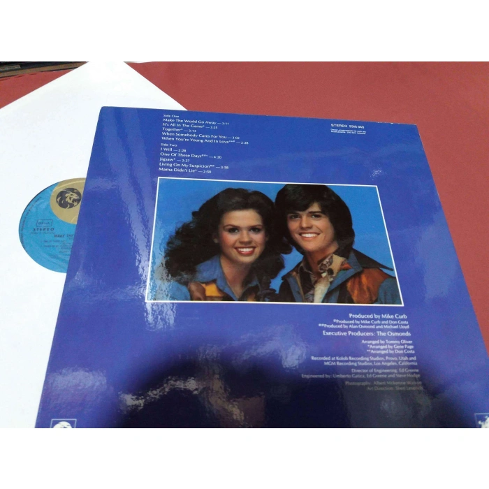 DONNY MARIE OSMOND MAKE THE WORLD GO AWAY