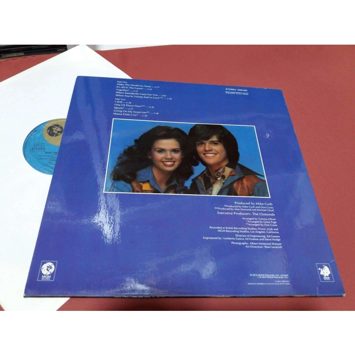 DONNY MARIE OSMOND MAKE THE WORLD GO AWAY