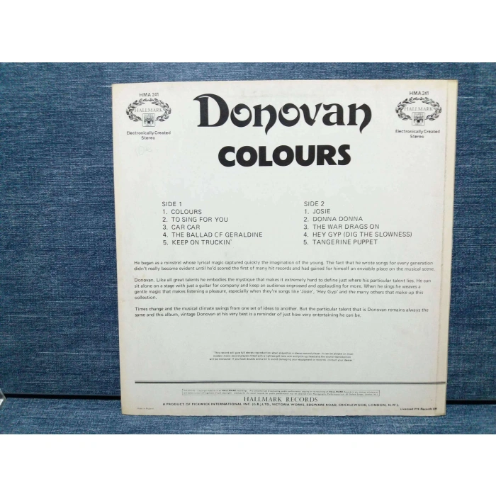 DONOVAN COLOURS