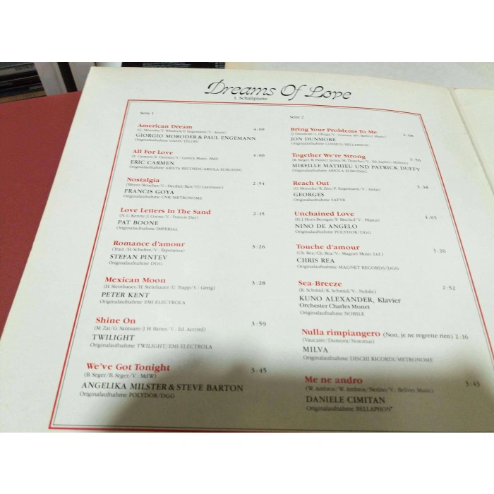 DREAMS OF LOVE    2 LP