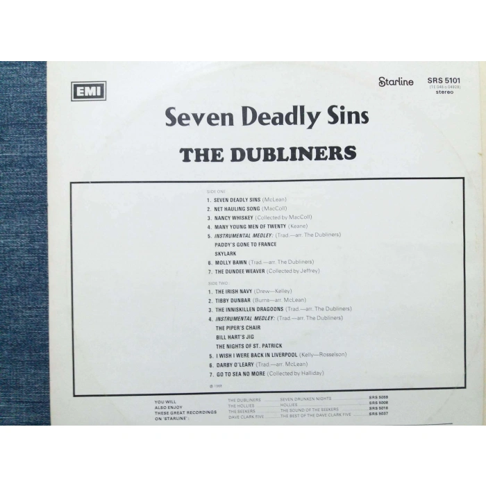 DUBLINERS SEVEN DEADLY SINS