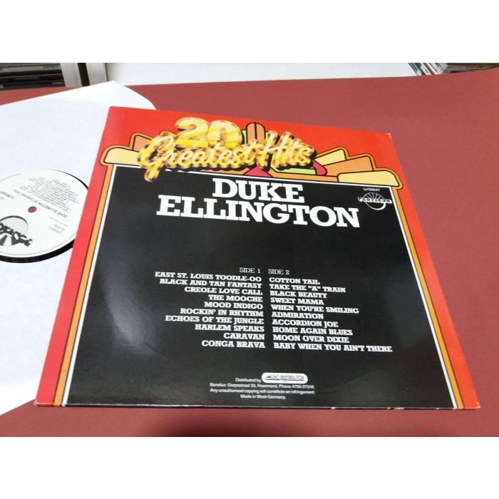 DUKE ELLINGTON 20 GREATEST HITS