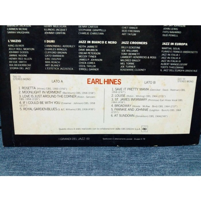 EARL HINES JAZZ