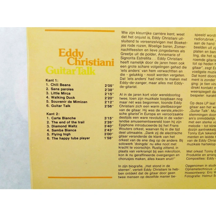 EDDY CHRISTIANI GUITAR TALK