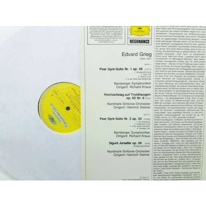 EDWARD GRIEG PEER GYNT SUIT Nr.1-2