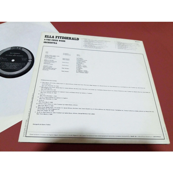ELLA FITZGERALD THE KICK WEBB ORCHESTRA
