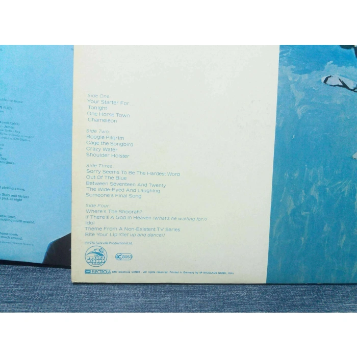 ELTON JOHN BLUE MOVES   2 LP