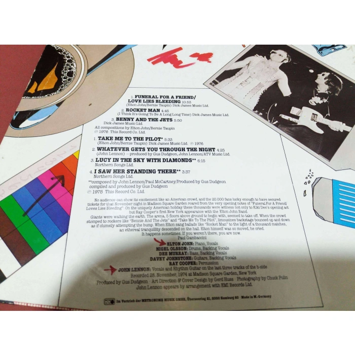 ELTON JOHN FEAT JOHN LENNON SHOALS HORNS