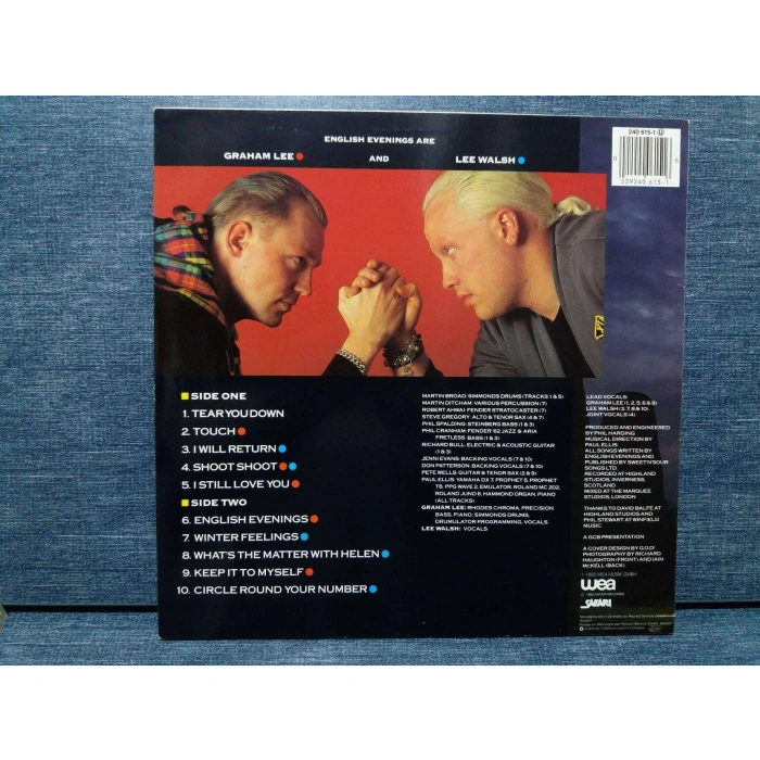 ENGLISH EVENINGS AFTER DARK