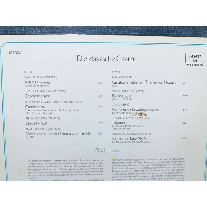 ERIC HILL KLASSICHE GITARRE