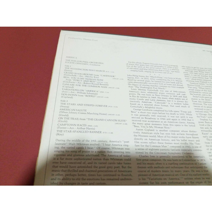 EUGENE ORMANDY AMERICA