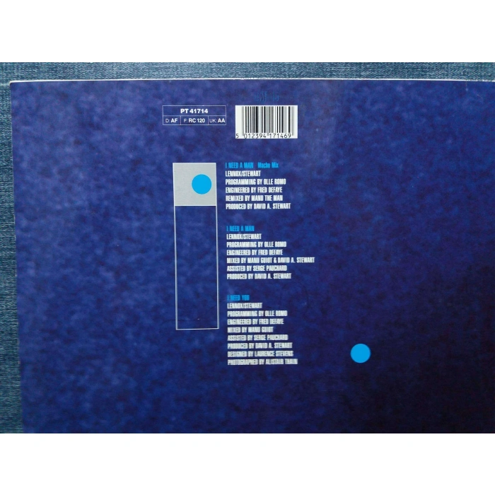 EURYTHMICS  I NEED A MAN  MAXI LP