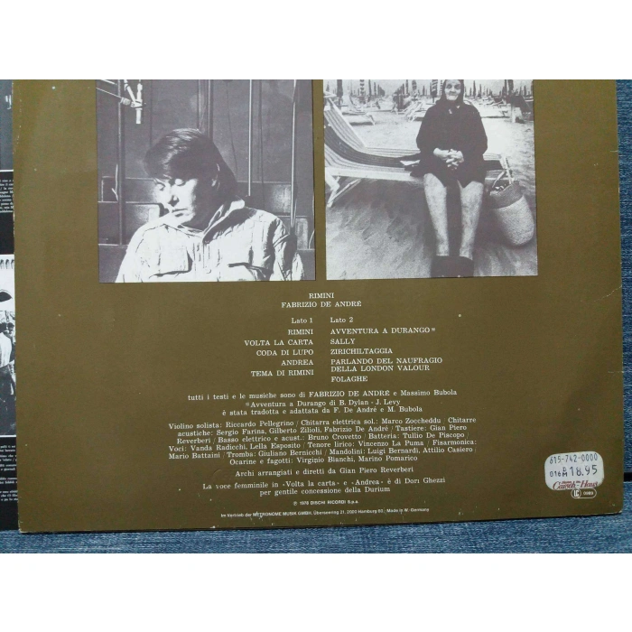 FABRIZIO DE ANDRE RIMINI