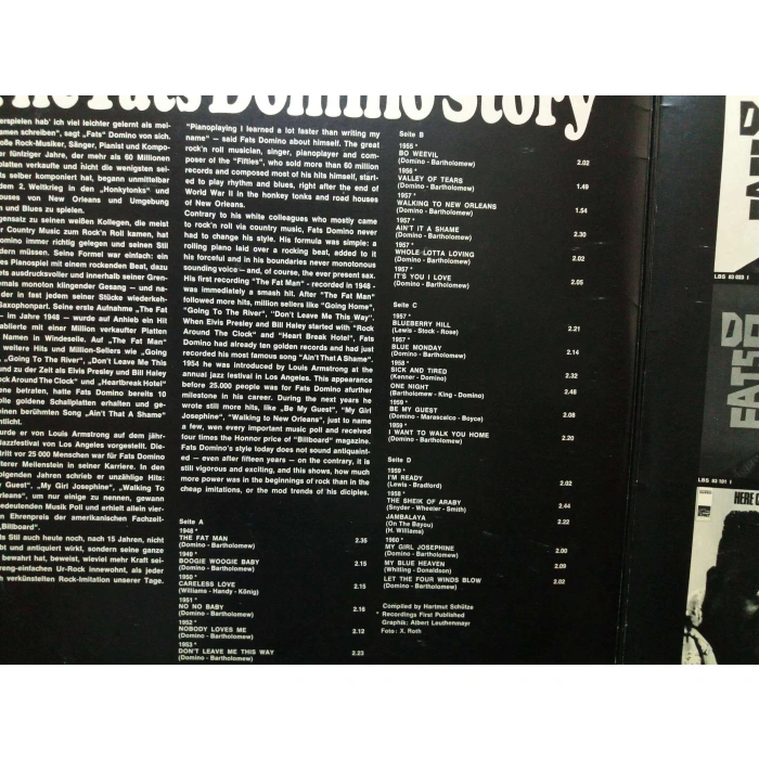 FATS DOMINO STORY   2 LP