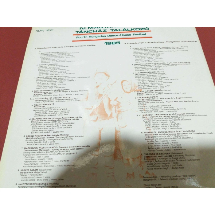 FOURTH HUNGARIAN DANCE FESTIVAL