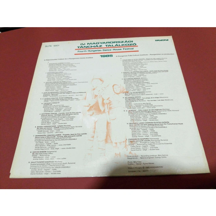 FOURTH HUNGARIAN DANCE FESTIVAL