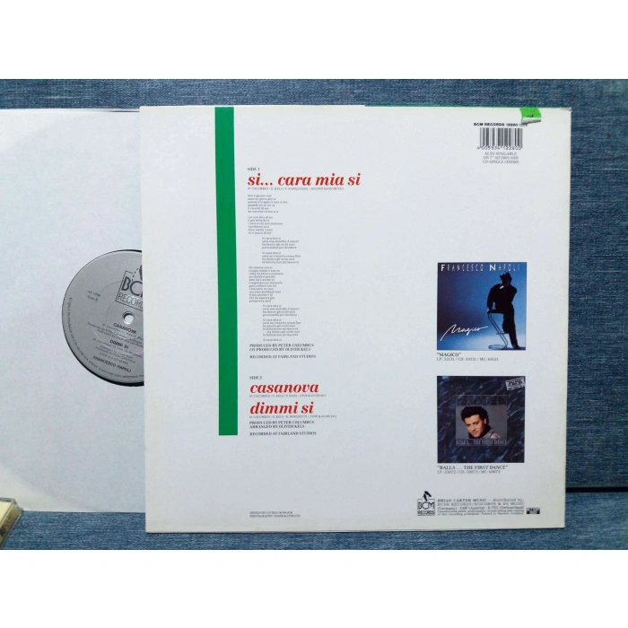 FRANCEZCO NAPOLI CARA MIA SI MAXI LP