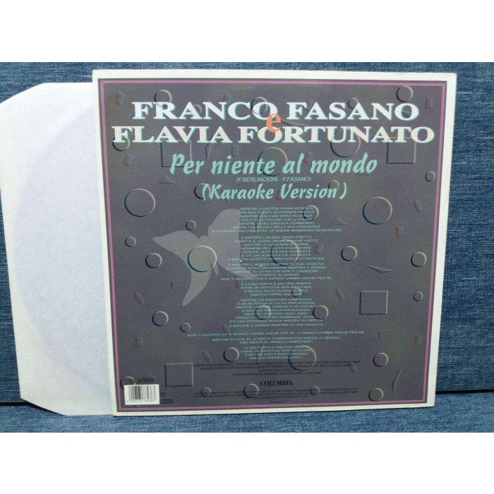 FRANCO FASANO FLAVIA FORTUNATO PER NIENTE MAXI LP