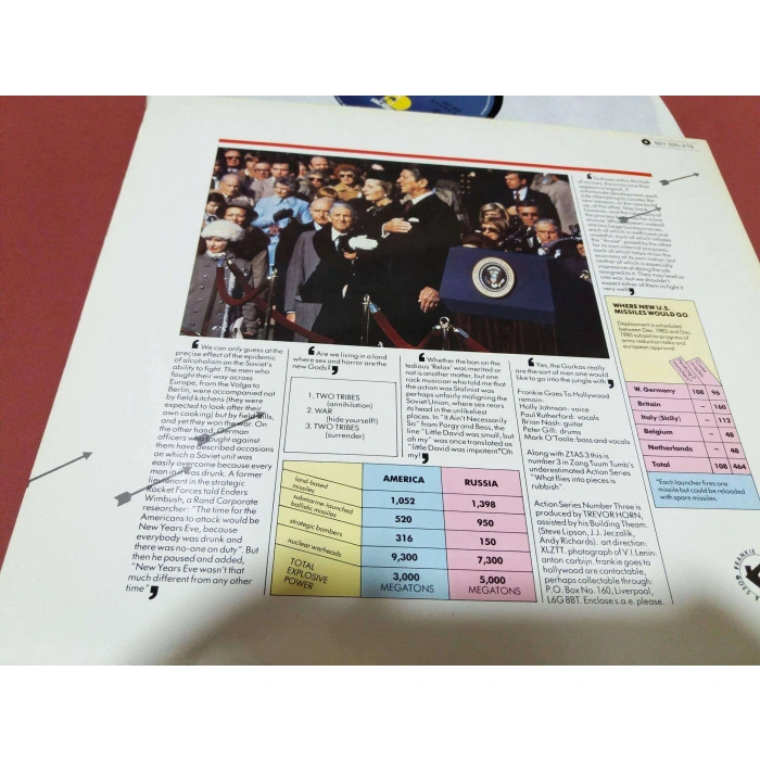 FRANKIE GOES TO HOLLYWOOD TWO TRIBES  MAXI LP