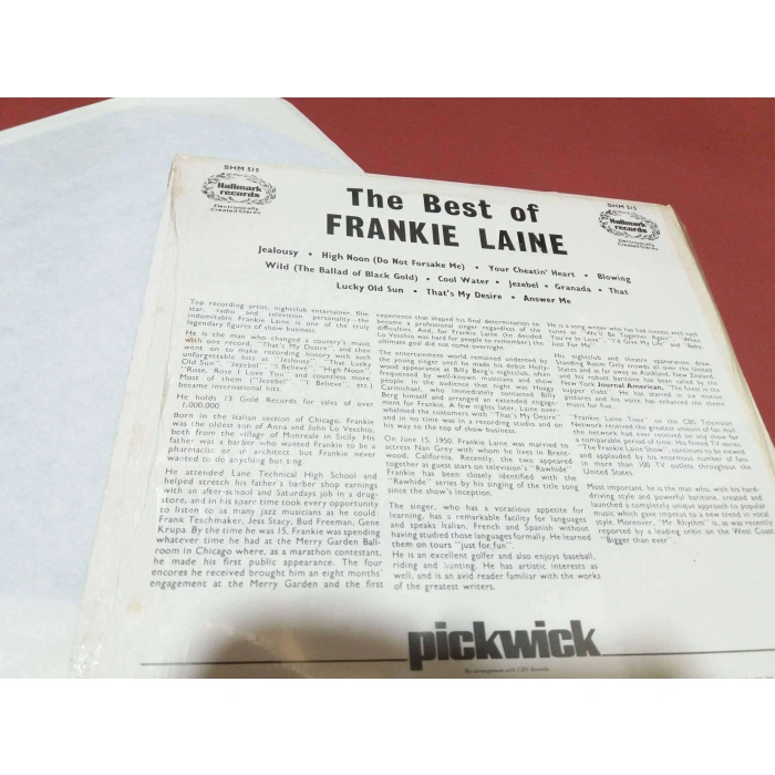 FRANKIE LAINE THE BEST OF