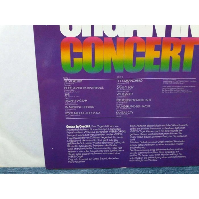 FRANZ LAMBERT WERSI ORGEL