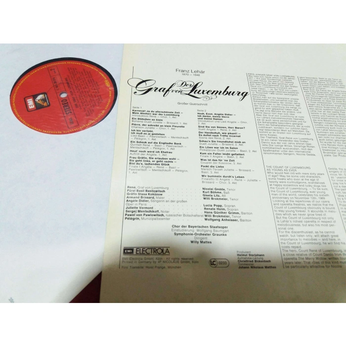 FRANZ LEHAR LUXEMBURG