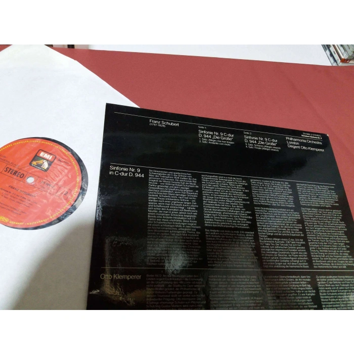 FRANZ SCHUBERT SINFONIE Nr.9 DIE GROSSE OTTO KLEMPERER