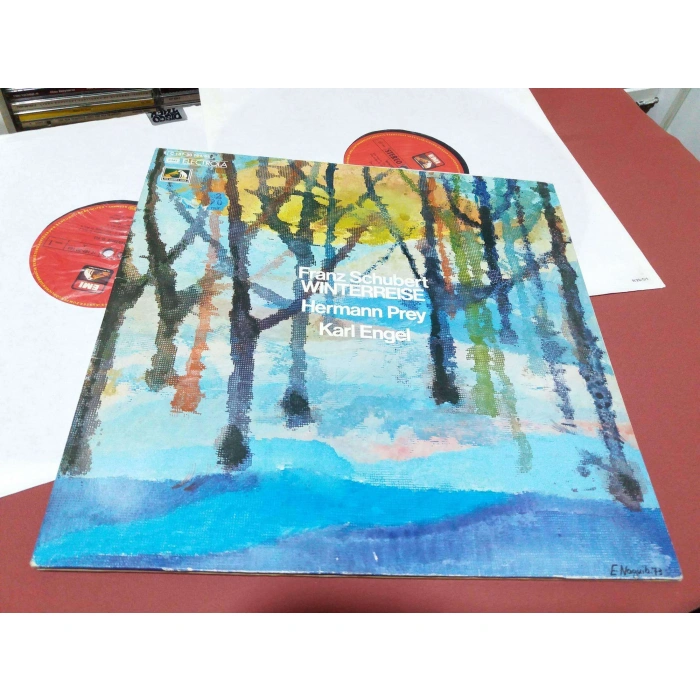 FRANZ SCHUBERT WINTERREISE HERMANN PREY   2 LP