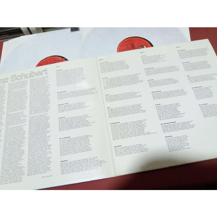 FRANZ SCHUBERT WINTERREISE HERMANN PREY   2 LP