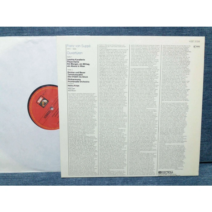 FRANZ VON SUPPE OVERTUREN HENRY KRIPS