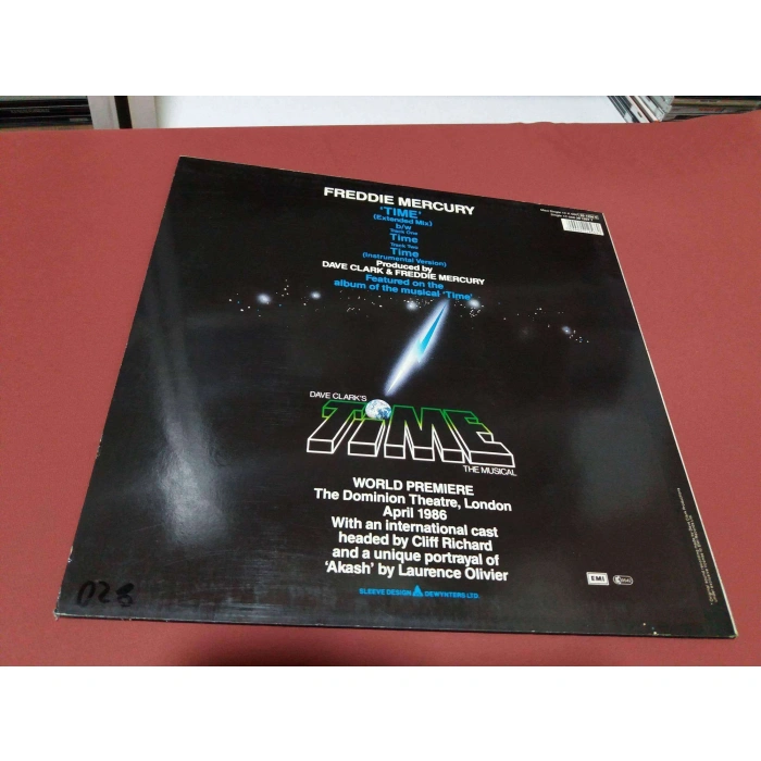 FREDDIE MERCURY TIME MUSICAL MAXI LP