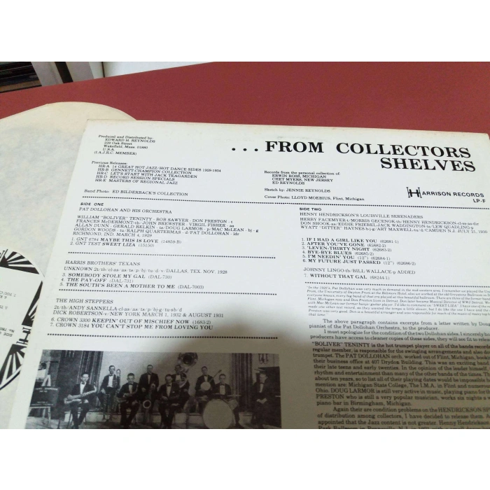 FROM COLLECTORS SHELVES