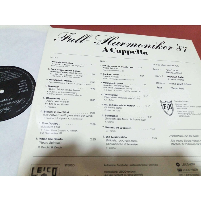 FULL HARMONIKER 87 A CAPELLA