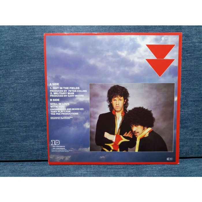 GARY MOORE PHIL LYNOTT OUT IN THE FIELDS MAXI LP