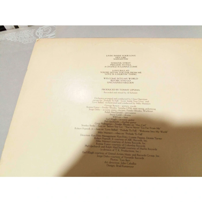 GEORGE BENSON LIVIN INSIDE YOUR LOVE   2 LP