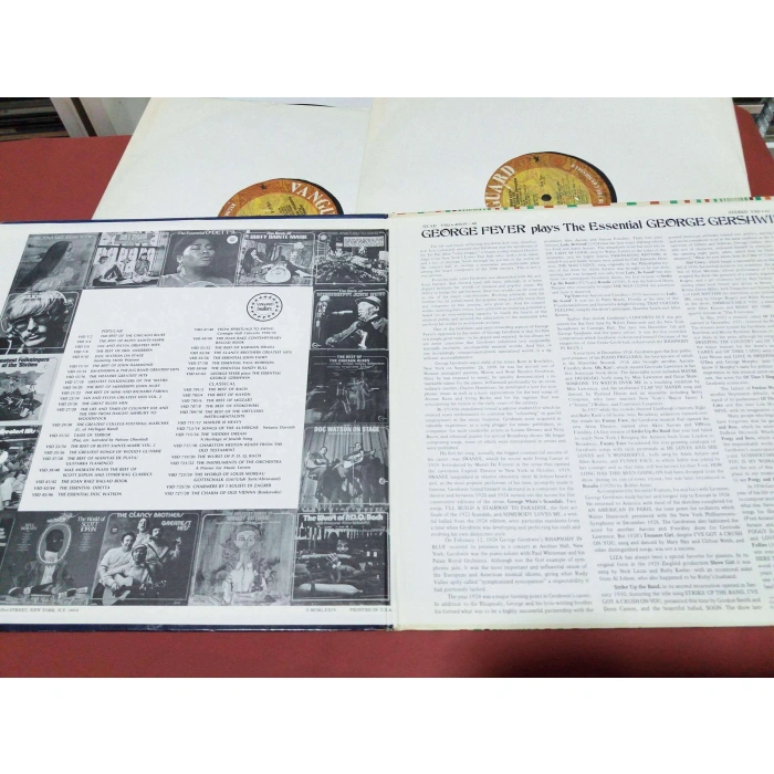 GEORGE GERSHWIN PLAYS GEORGE FEYER MOST MELODI    2 LP