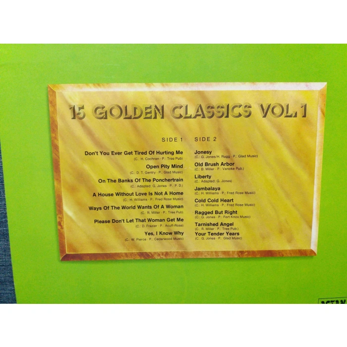 GEORGE JONES 15 GOLD CLASSIC