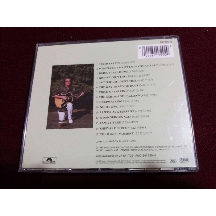 GERRY RAFFERTY RIGHT DOWN THE LINE