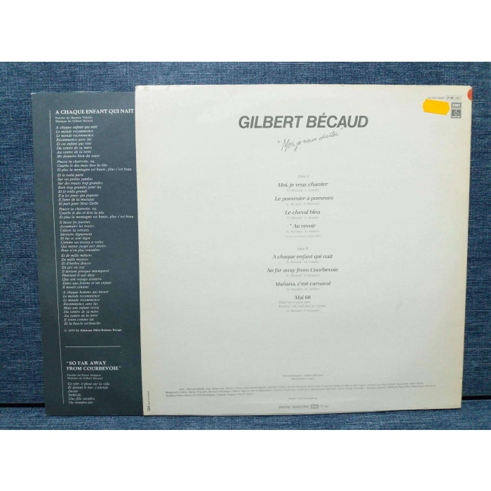 GILBERT BECAUD MOI JE VEUX