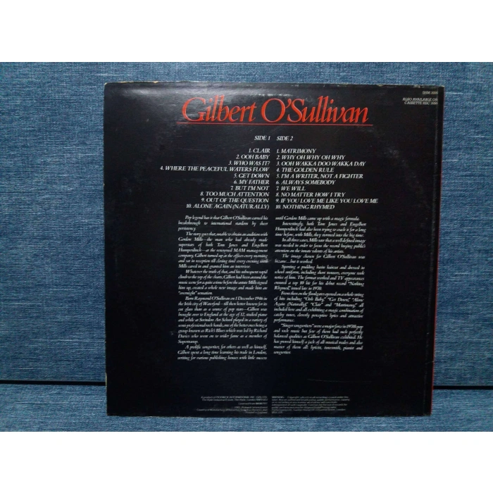 GILBERT OSULLIVAN 20 BEST OF