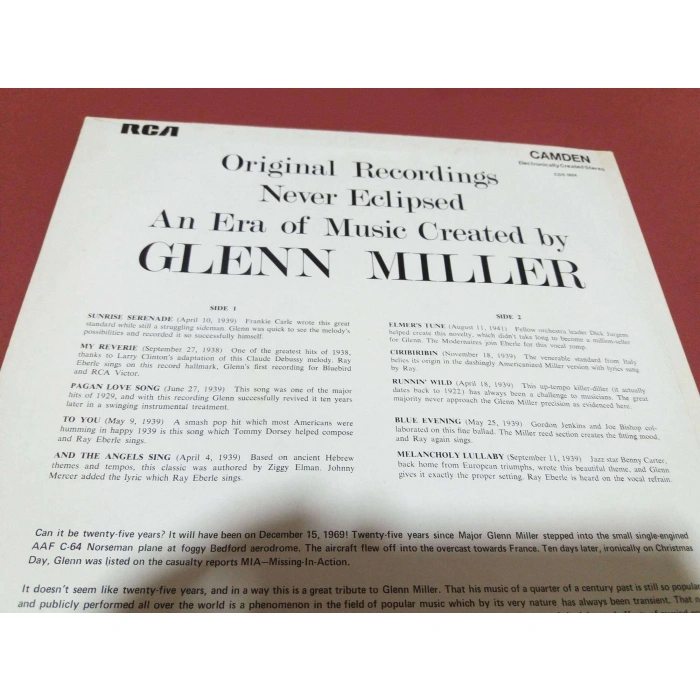 GLENN MILLER CAMDEN ALBUM