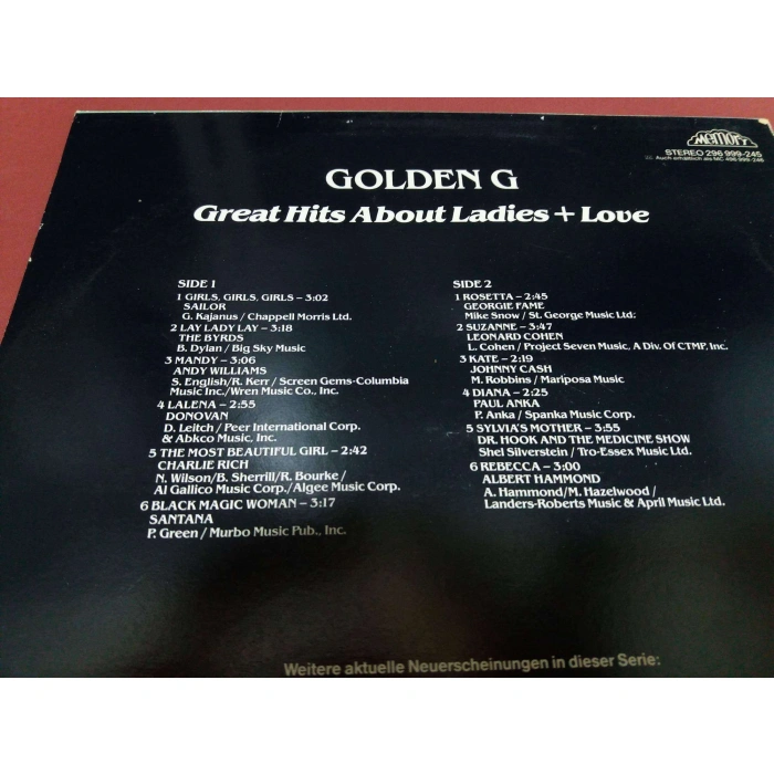 GOLDEN GREATEST ABOUT LADIES LOVE