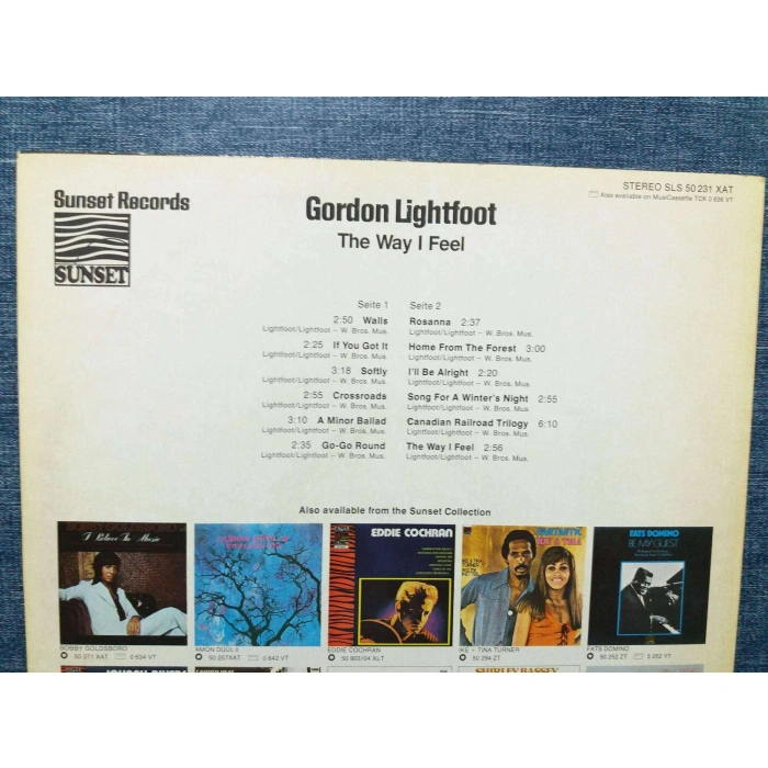 GORDON LIGHTFOOT THE WAY I FEEL
