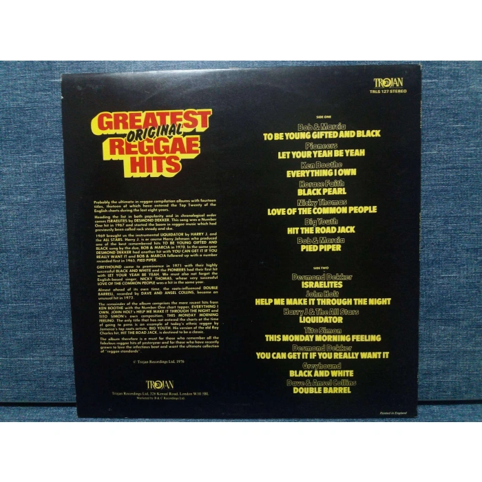 GREATEST REGGAE HITS