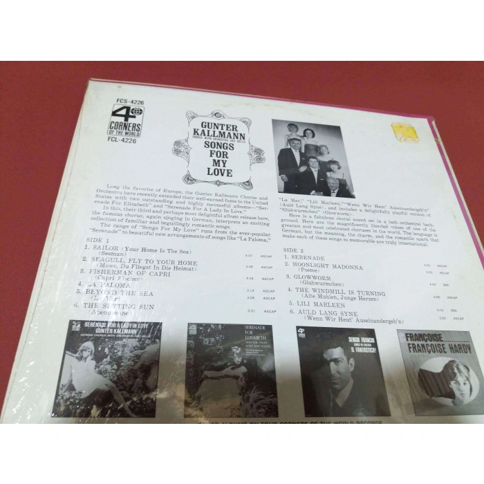 GUNTER KALMANN SONGS FOR MY LOVE