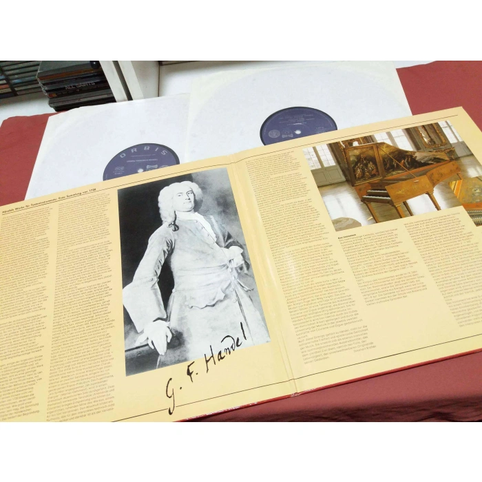 HANDEL PIANO WORKS 3 EDGAR KRAPP    2 LP